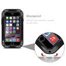 LOVE MEI for iPhone 7 Professional and Powerful Dustproof Shockproof Anti-slip Metal Protective Case(Black)