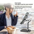 T6 Phone Lazy Bracket Foldable Desktop Holder(Black)