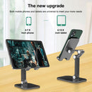 T6 Phone Lazy Bracket Foldable Desktop Holder(Black)