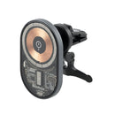MOMAX CM20E Q.MAG MOUNT3 15W Transparent Magnetic Wireless Fast Charging Car Mount