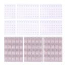 100 Sets for iPhone 7 & 7 Plus Water Damage Warranty Indicator Stickers