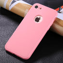 For iPhone SE 2020 & 8 & 7 Stylish Lightweight 360 Degree Shockproof Detachable TPU + PC Combination Protective Case (Pink)