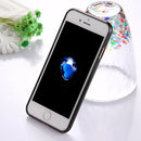 GOOSPERY JELLY CASE for iPhone 8 & 7 TPU Glitter Powder Drop-proof Protective Back Cover Case (Black)