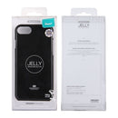 GOOSPERY JELLY CASE for iPhone 8 & 7 TPU Glitter Powder Drop-proof Protective Back Cover Case (Black)
