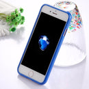 GOOSPERY JELLY CASE for iPhone 8 & 7 TPU Glitter Powder Drop-proof Protective Back Cover Case (Dark Blue)