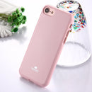 GOOSPERY JELLY CASE for iPhone 8 & 7 TPU Glitter Powder Drop-proof Protective Back Cover Case (Pink)