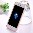 GOOSPERY JELLY CASE for iPhone 8 & 7 TPU Glitter Powder Drop-proof Protective Back Cover Case (Pink)