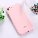 GOOSPERY JELLY CASE for iPhone 8 & 7 TPU Glitter Powder Drop-proof Protective Back Cover Case (Pink)