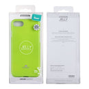 GOOSPERY JELLY CASE for iPhone 8 & 7 TPU Glitter Powder Drop-proof Protective Back Cover Case (Green)