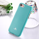 GOOSPERY JELLY CASE for iPhone 8 & 7 TPU Glitter Powder Drop-proof Protective Back Cover Case (Mint Green)