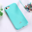 GOOSPERY JELLY CASE for iPhone 8 & 7 TPU Glitter Powder Drop-proof Protective Back Cover Case (Mint Green)