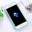 GOOSPERY JELLY CASE for iPhone 8 & 7 TPU Glitter Powder Drop-proof Protective Back Cover Case (Mint Green)