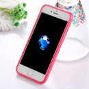 GOOSPERY JELLY CASE for iPhone 8 & 7 TPU Glitter Powder Drop-proof Protective Back Cover Case (Magenta)