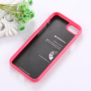 GOOSPERY JELLY CASE for iPhone 8 & 7 TPU Glitter Powder Drop-proof Protective Back Cover Case (Magenta)