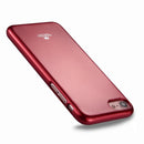GOOSPERY JELLY CASE for iPhone 8 & 7 TPU Glitter Powder Drop-proof Protective Back Cover Case (Red)