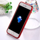 GOOSPERY JELLY CASE for iPhone 8 & 7 TPU Glitter Powder Drop-proof Protective Back Cover Case (Red)