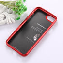 GOOSPERY JELLY CASE for iPhone 8 & 7 TPU Glitter Powder Drop-proof Protective Back Cover Case (Red)