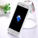 GOOSPERY JELLY CASE for iPhone 8 & 7 TPU Glitter Powder Drop-proof Protective Back Cover Case (White)