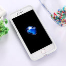 GOOSPERY JELLY CASE for iPhone 8 & 7 TPU Glitter Powder Drop-proof Protective Back Cover Case (White)