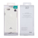 GOOSPERY JELLY CASE for iPhone 8 & 7 TPU Glitter Powder Drop-proof Protective Back Cover Case (White)