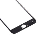 Front Screen Outer Glass Lens with Front LCD Screen Bezel Frame & OCA Optically Clear Adhesive for iPhone 7(Black)