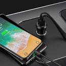REMAX RCC-223 Vitor Series 30W QC 3.0 Dual USB Interface Car Charger(Black)