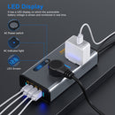 Aemeku Car 200W Inverter USB Power Converter Socket, US Plug