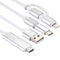 3 in 1 Micro USB & 8 Pin & Type-C to HDMI HD 1080P HDTV Adapter Cable(Silver)