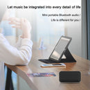 BT209 Outdoor Portable Ultra-thin Mini Wireless Bluetooth Speaker, Support TF Card & Hands-free Calling (Black)
