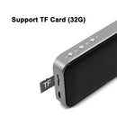 BT209 Outdoor Portable Ultra-thin Mini Wireless Bluetooth Speaker, Support TF Card & Hands-free Calling (Black)