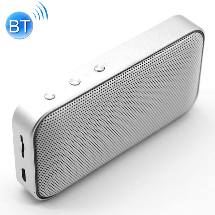 BT209 Outdoor Portable Ultra-thin Mini Wireless Bluetooth Speaker, Support TF Card & Hands-free Calling (Silver)