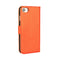 For iPhone 8 & 7 Genuine Split Horizontal Flip Leather Case with Holder & Card Slots & Wallet(Orange)