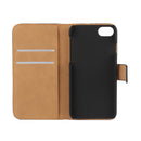 For iPhone 8 & 7 Genuine Split Horizontal Flip Leather Case with Holder & Card Slots & Wallet(Orange)