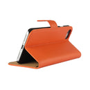 For iPhone 8 & 7 Genuine Split Horizontal Flip Leather Case with Holder & Card Slots & Wallet(Orange)