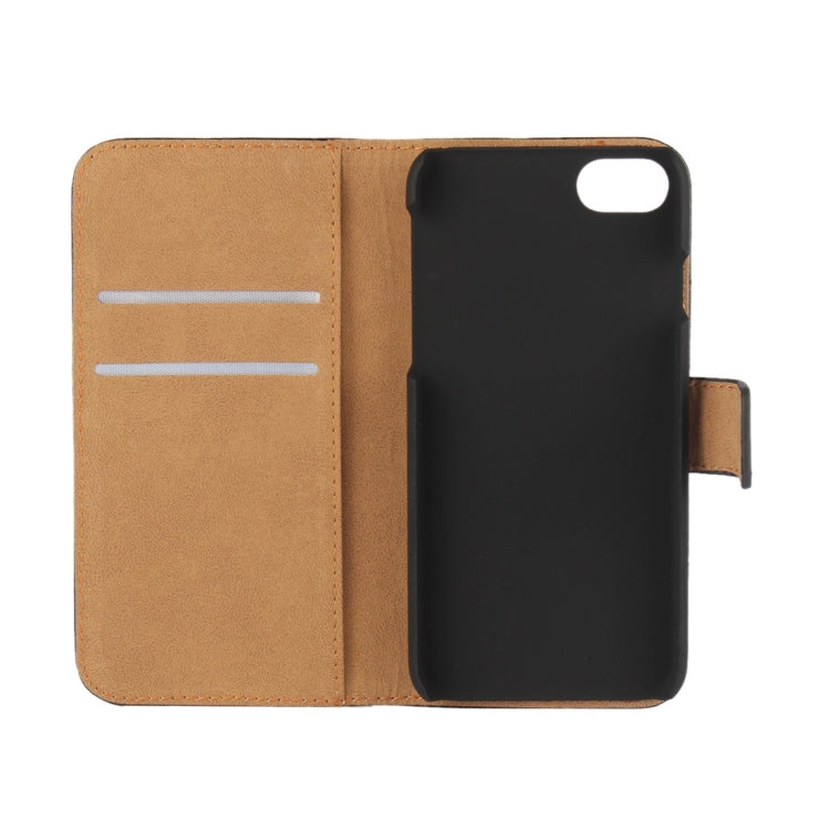 For iPhone 8 & 7 Genuine Split Horizontal Flip Leather Case with Holder & Card Slots & Wallet(Magenta)