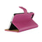 For iPhone 8 & 7 Genuine Split Horizontal Flip Leather Case with Holder & Card Slots & Wallet(Magenta)