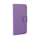 For iPhone 8 & 7 Genuine Split Horizontal Flip Leather Case with Holder & Card Slots & Wallet(Purple)