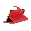 For iPhone 8 & 7 Genuine Split Horizontal Flip Leather Case with Holder & Card Slots & Wallet(Red)