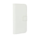 For iPhone 8 & 7 Genuine Split Horizontal Flip Leather Case with Holder & Card Slots & Wallet(White)
