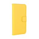 For iPhone 8 & 7 Genuine Split Horizontal Flip Leather Case with Holder & Card Slots & Wallet(Yellow)