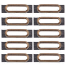 10 PCS for iPhone 7 Charging Port Retaining Brackets(Gold)