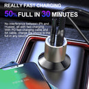 WK WP-C21 Letor Series PD + QC3.0 18W Car Charger(Black)