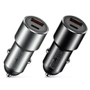 WK WP-C21 Letor Series PD + QC3.0 18W 18W Car Charger(Silver)