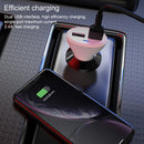 WK WP-C22 2.4A Youpin Double USB Car Charger (White)