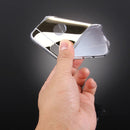 For iPhone 8 & 7 Electroplating Mirror TPU Protective Cover Case(Gold)