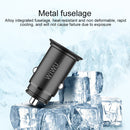 WIWU PC400 Dual Ports Zinc Alloy Car Charger (Black)