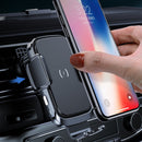 X7 Car Wireless Charging Mobile Phone Gravity Bracket Holder Suction Cup Bracket (Black)