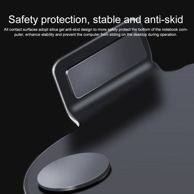 Original Xiaomi Youpin DiiZiGN Universal Metal Holder for Laptop (Grey)