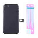 Battery Back Cover Assembly with Card Tray for iPhone 7 (Black)