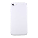 Battery Back Cover Assembly with Card Tray for iPhone 7(Silver)